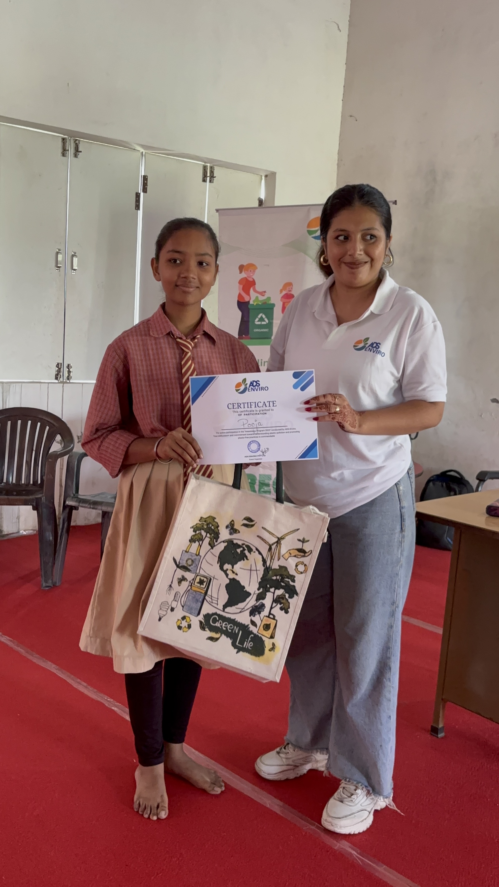 Environmental awareness program by ADS Enviro Group - Recycling education and waste management training session 2