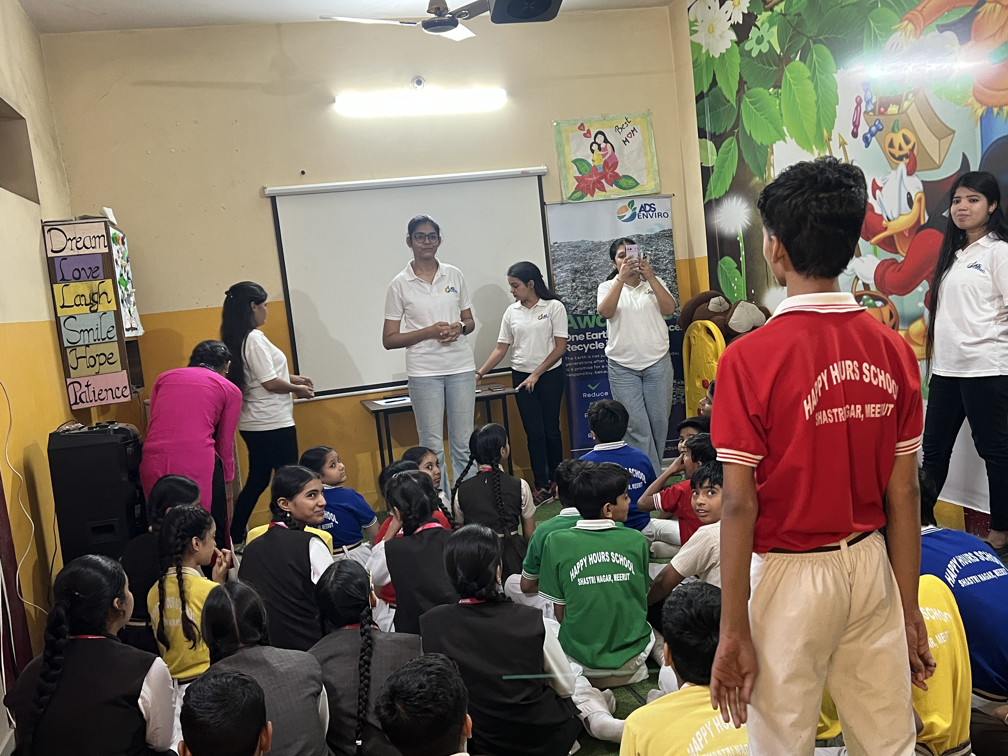 Environmental awareness program by ADS Enviro Group - Recycling education and waste management training session 3