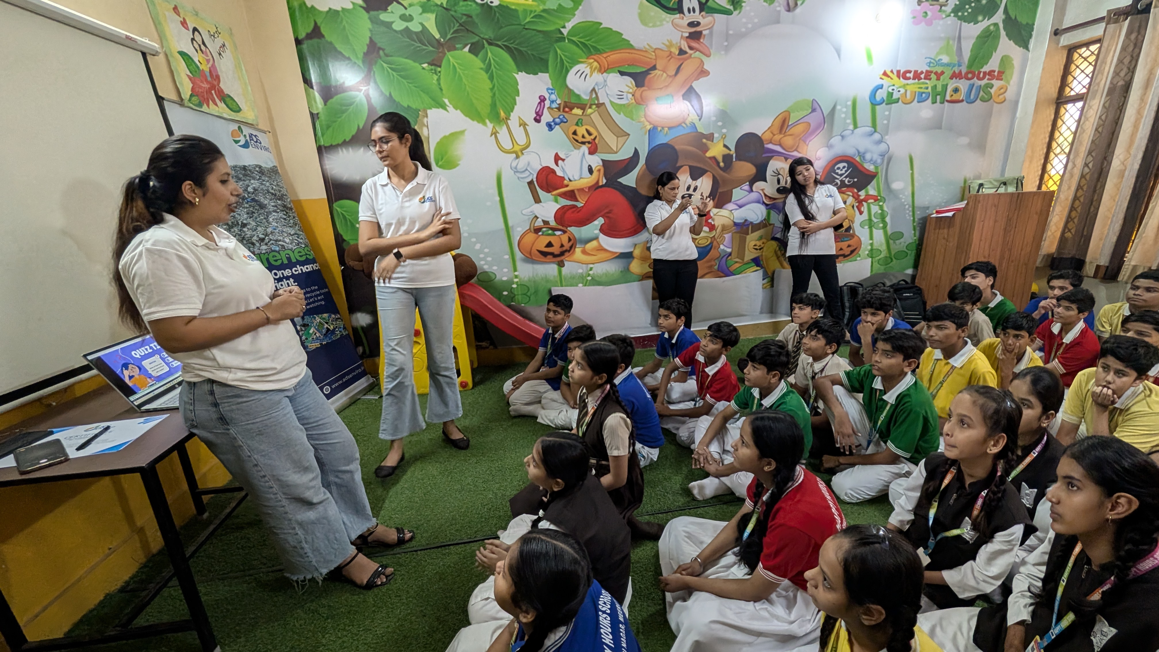 Environmental awareness program by ADS Enviro Group - Recycling education and waste management training session 5